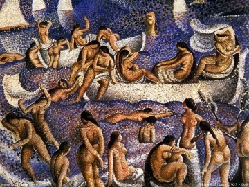 Salvador Dali Painting - Bathers Of Llane Salvador Dali